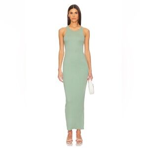 bump friendly green dress Green Side Slit Satin Maternity Maxi Dress – PinkBlush main image 0